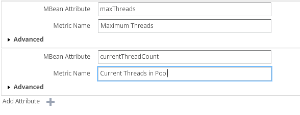 maxThreads MBean Attribute Mapping