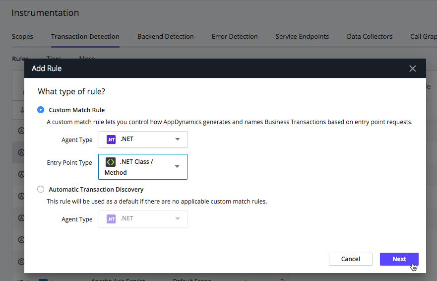 Custom Match Rule