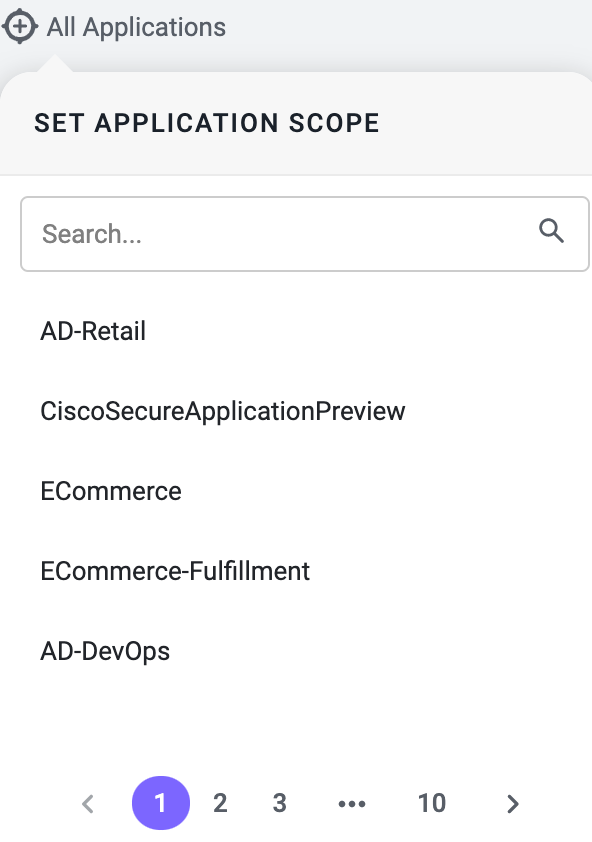 Set Application Scope