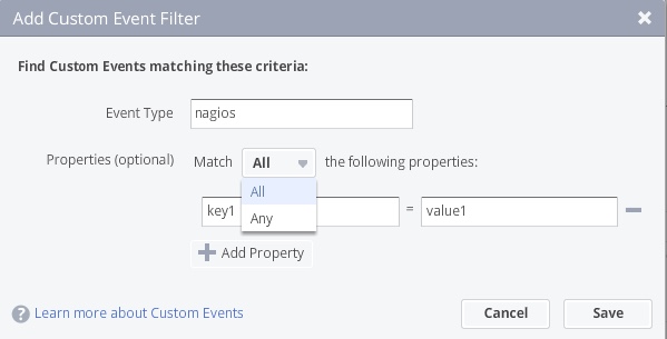 Add Custom Event Filter