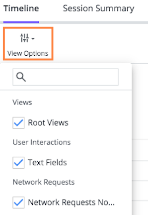 View Options