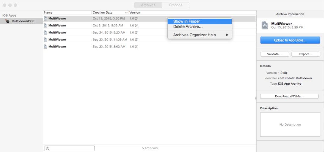 Archives Organizer