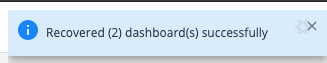 Recover Pop-Up