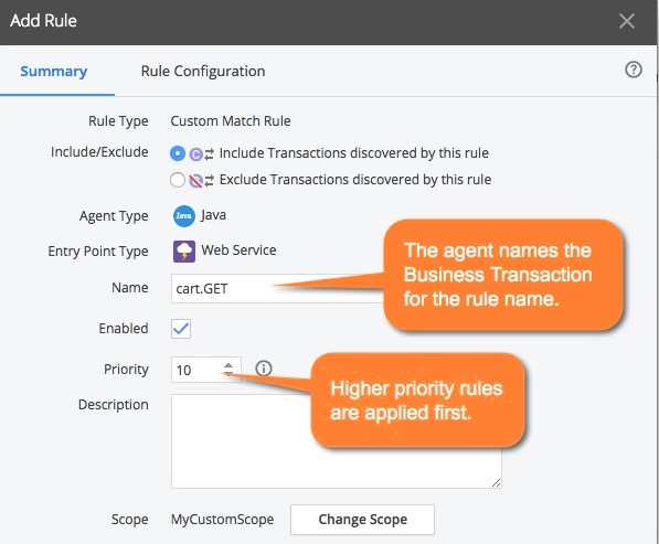 Custom Match Rule