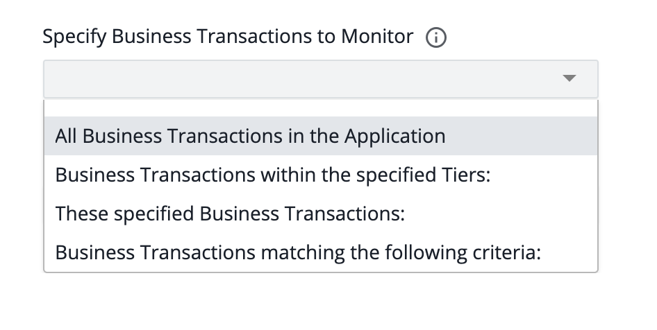 Select Business Transactions