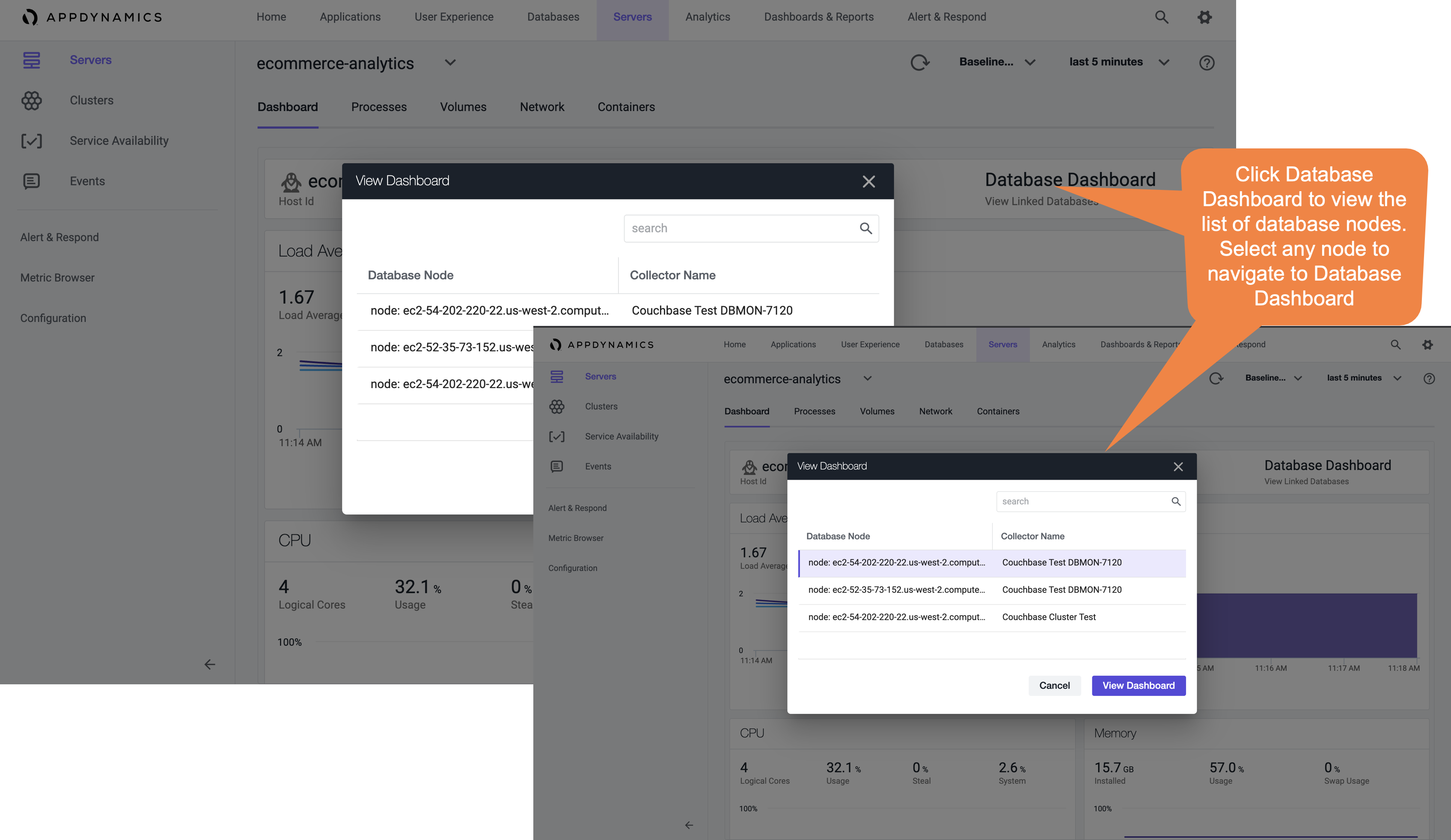 Database Dashboard