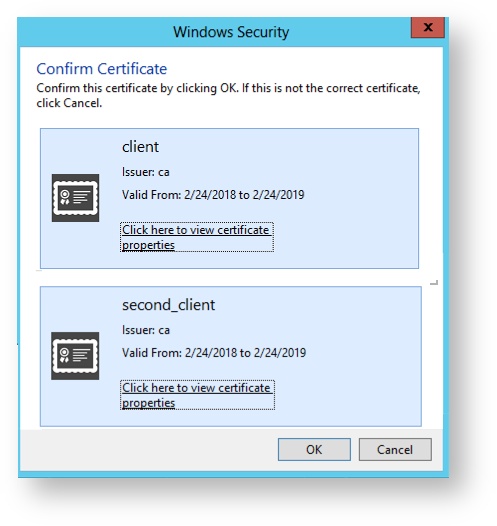 Confirm Certificate