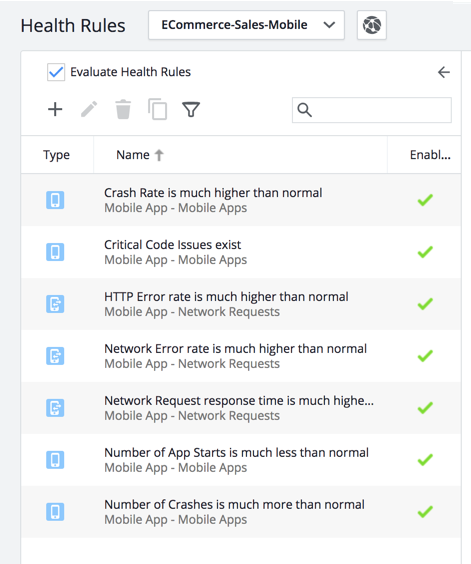 Evaluate Health Rules