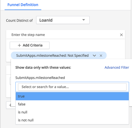 Criteria Values