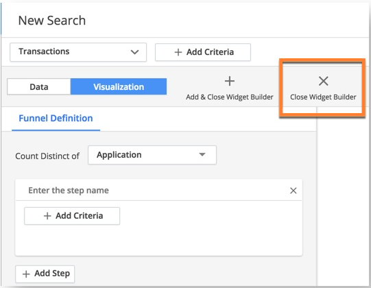 Close Widget Builder