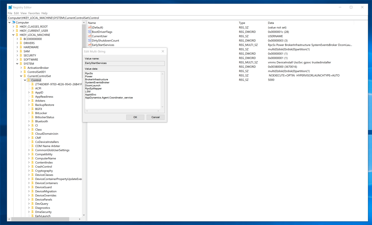 Modify Registry