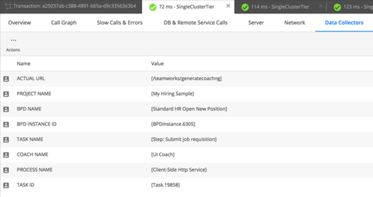Snapshot Data Collectors