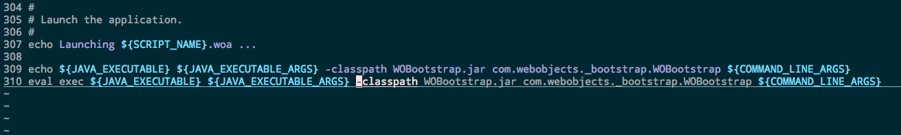 Java Execution Script
