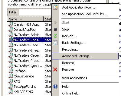 Advanced Settings