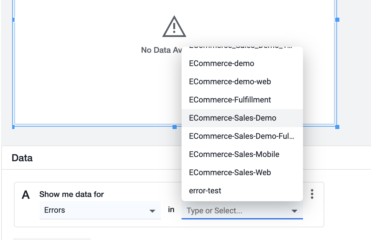Application Dropdown