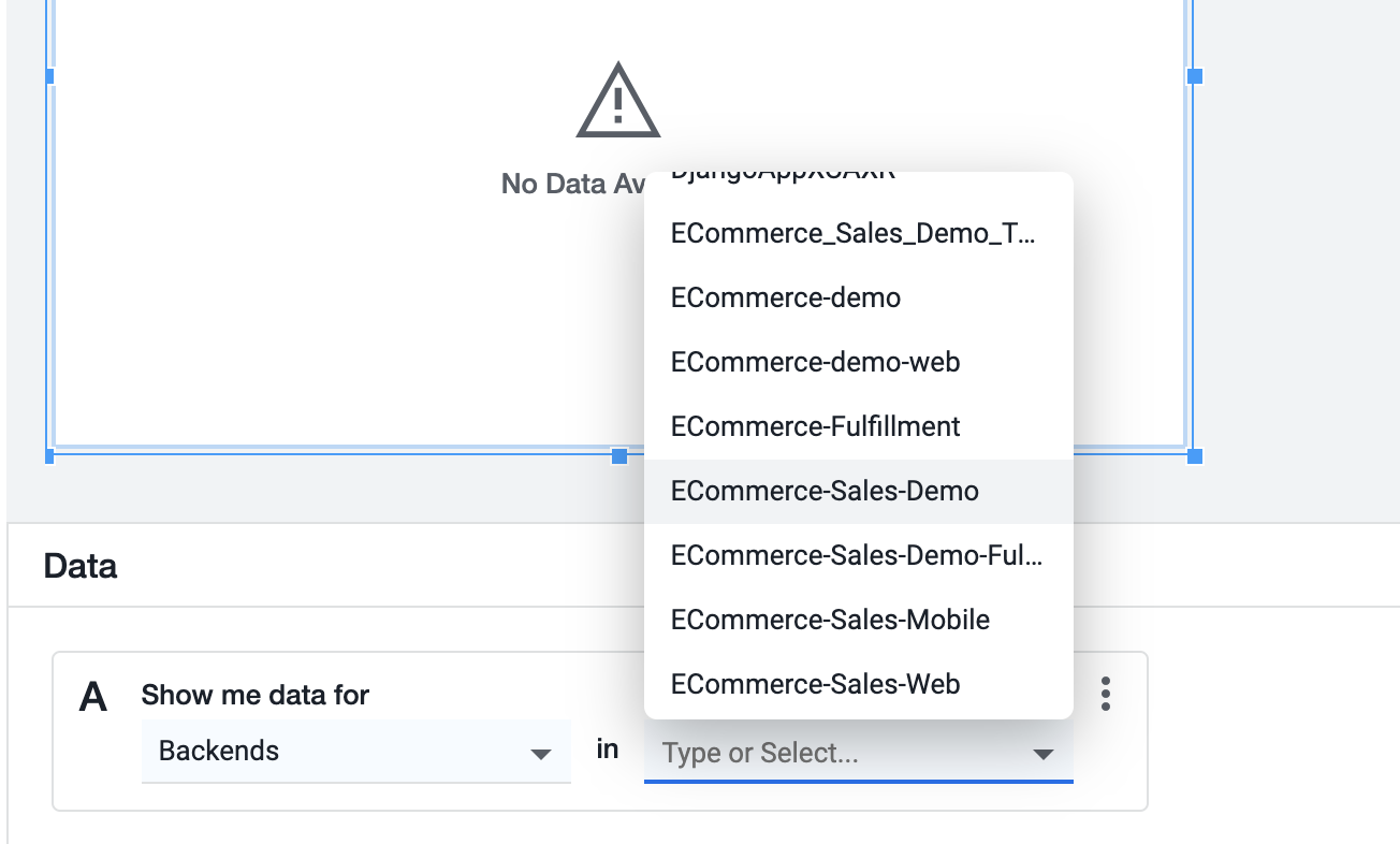 Application Dropdown