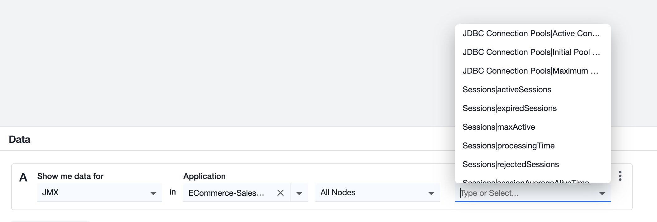 Dynamic JMX List