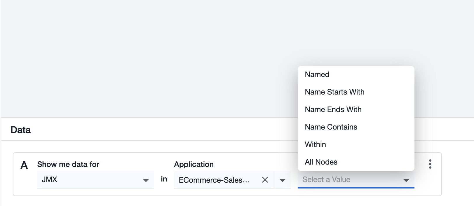 Node Filter Dropdown