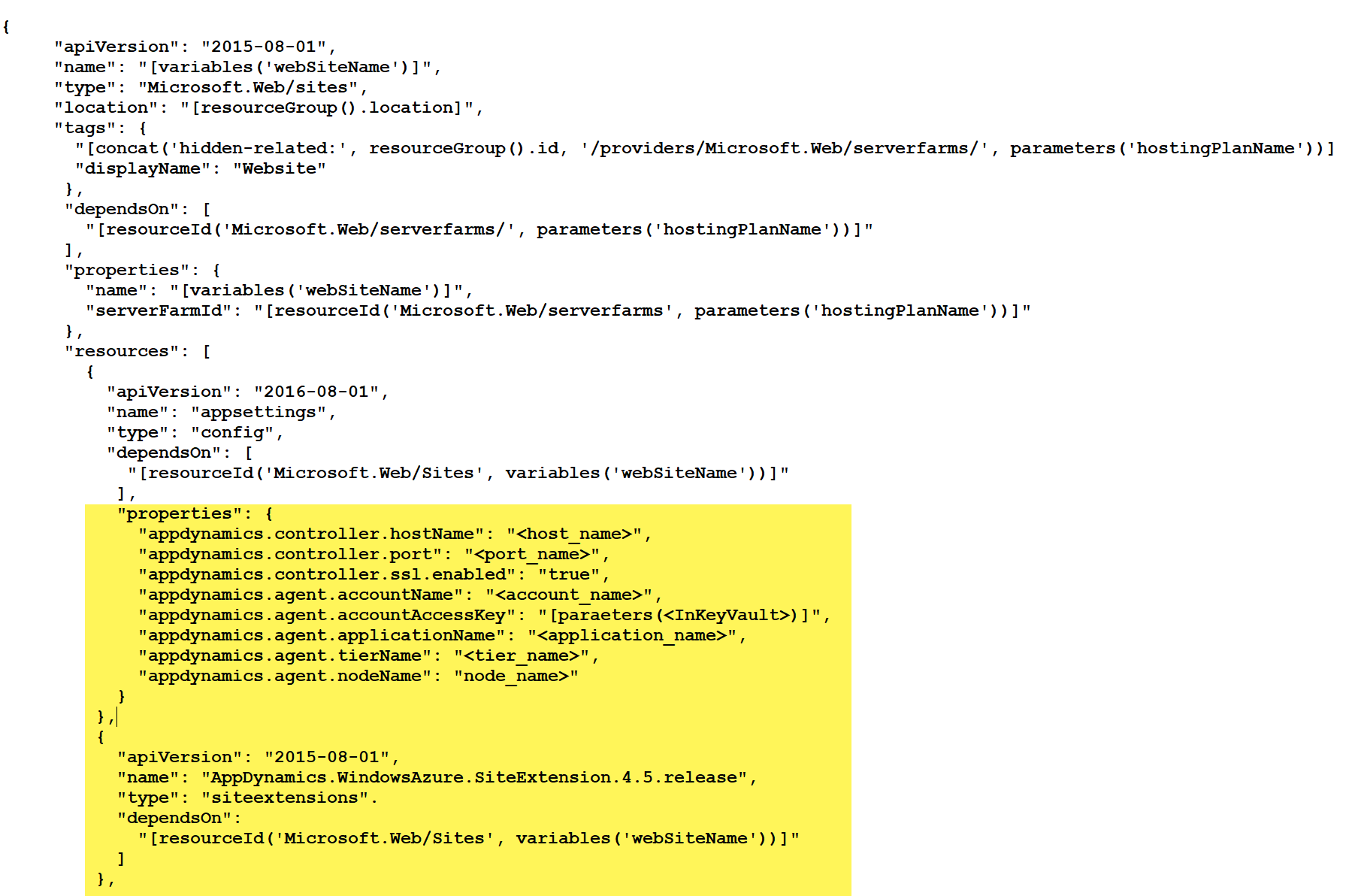 Website.json File