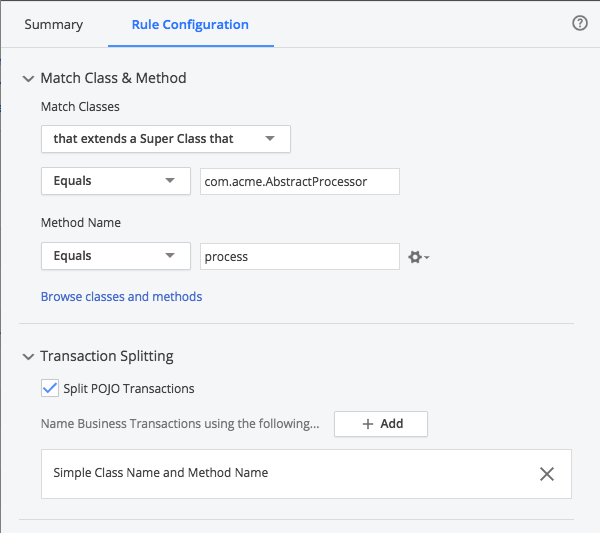 Rule Configuration