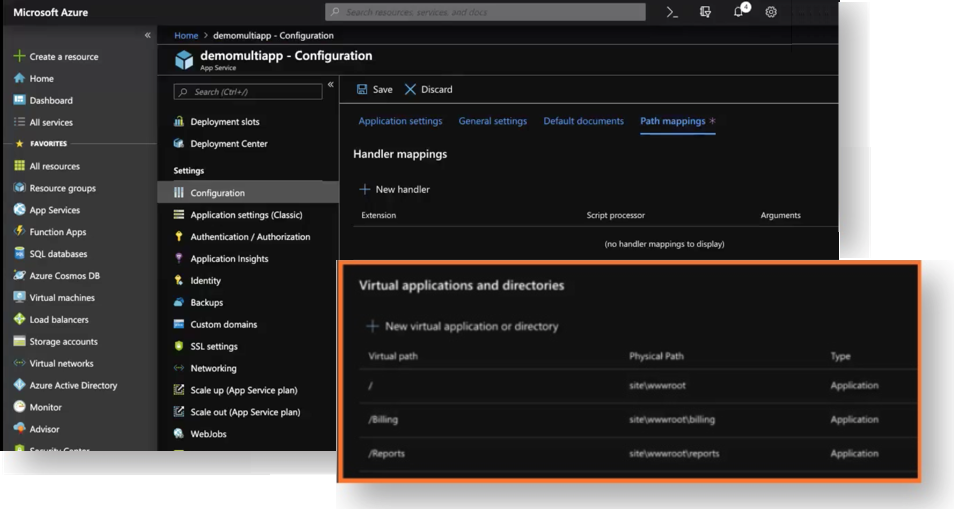 Azure Web Apps Configuration