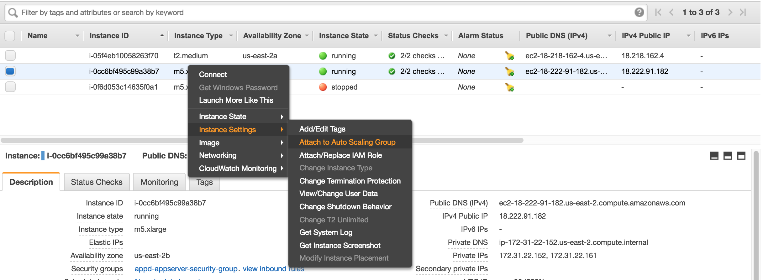 Add EC2 instance to auto scaling group