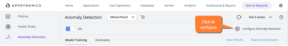 Configure Anomaly Detection