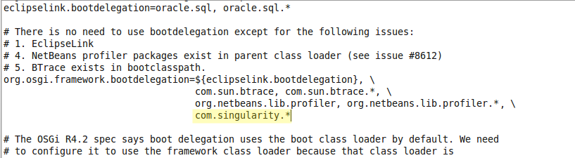 Boot Delegation Entry