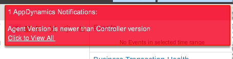 System events notification